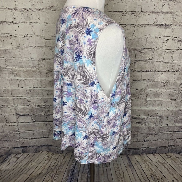 J.Jill Love Linen‎ Collection Palm Leaves Floral LP - Picture 5 of 8